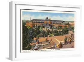 Hotel El Tovar, Grand Canyon-null-Framed Art Print