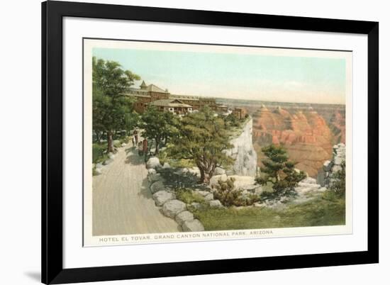 Hotel El Tovar, Grand Canyon-null-Framed Premium Giclee Print