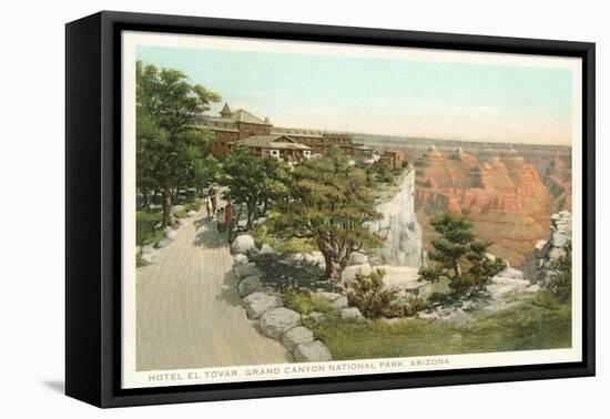 Hotel El Tovar, Grand Canyon-null-Framed Stretched Canvas