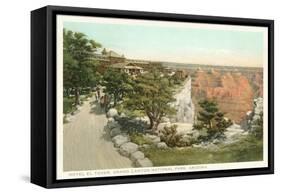 Hotel El Tovar, Grand Canyon-null-Framed Stretched Canvas