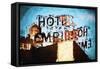 Hotel Empire Blue Sky - In the Style of Oil Painting-Philippe Hugonnard-Framed Stretched Canvas