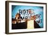 Hotel Empire Blue Sky - In the Style of Oil Painting-Philippe Hugonnard-Framed Giclee Print