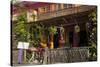 Hotel Entry, Flores, Lago Peten Itza, Guatemala, Central America-Colin Brynn-Stretched Canvas