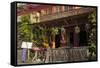 Hotel Entry, Flores, Lago Peten Itza, Guatemala, Central America-Colin Brynn-Framed Stretched Canvas