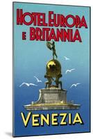 Hotel Europa E Britannia, Venice-null-Mounted Art Print