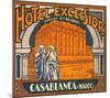 Hotel Excelsior, Casablanca, Maroc-null-Mounted Art Print