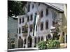 Hotel Exterior, Kitzbuhel, Tirol (Tyrol), Austria-G Richardson-Mounted Photographic Print