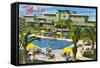 Hotel Flamingo, Las Vegas, Nevada-null-Framed Stretched Canvas