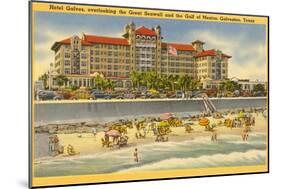 Hotel Galvez, Galveston, Texas-null-Mounted Art Print