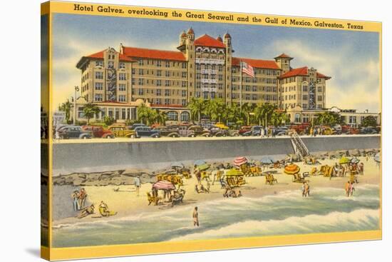 Hotel Galvez, Galveston, Texas-null-Stretched Canvas