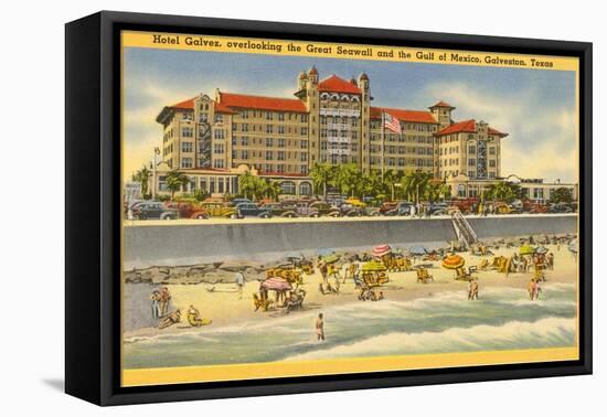 Hotel Galvez, Galveston, Texas-null-Framed Stretched Canvas