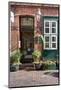 Hotel Garni, front door, house facade, Hanseatic town, Lüneburg, Lower Saxony, Germany,-Klaus Neuner-Mounted Photographic Print