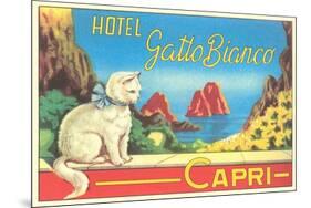 Hotel Gatto Bianco-null-Mounted Art Print