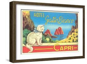 Hotel Gatto Bianco-null-Framed Art Print