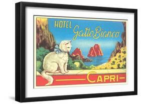 Hotel Gatto Bianco-null-Framed Art Print