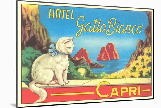 Hotel Gatto Bianco-null-Mounted Art Print