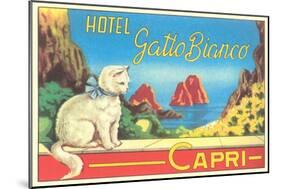 Hotel Gatto Bianco-null-Mounted Art Print