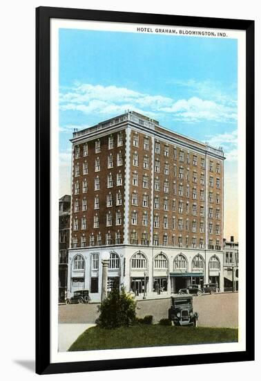 Hotel Graham, Bloomington, Indiana-null-Framed Art Print