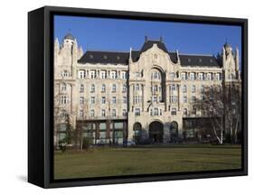 Hotel Gresham Palace, Roosevelt Ter, Budapest, Hungary, Europe-Stuart Black-Framed Stretched Canvas