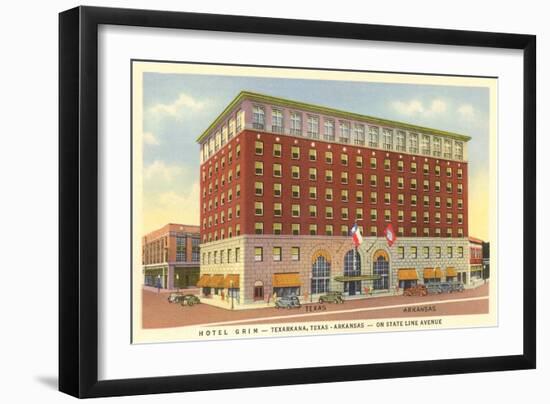 Hotel Grim, Texarkana-null-Framed Art Print