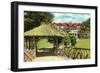 Hotel Haleiwa, Hawaii-null-Framed Art Print