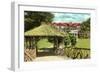 Hotel Haleiwa, Hawaii-null-Framed Art Print