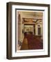 Hotel Hallway 1920s-null-Framed Photographic Print