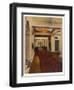 Hotel Hallway 1920s-null-Framed Photographic Print