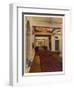 Hotel Hallway 1920s-null-Framed Photographic Print