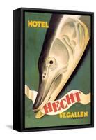 Hotel Hecht, St. Gallen-Charles Kuhn-Framed Stretched Canvas