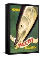 Hotel Hecht, St. Gallen-Charles Kuhn-Framed Stretched Canvas