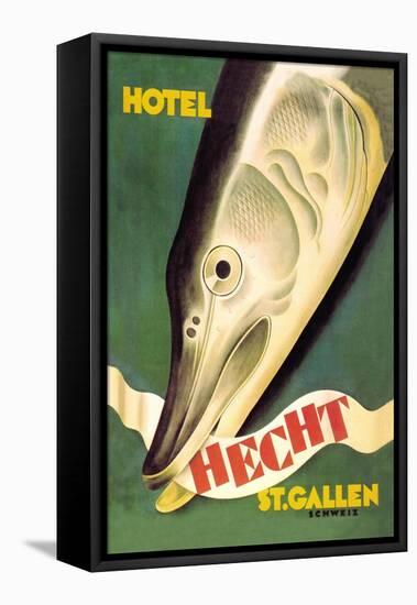 Hotel Hecht, St. Gallen-Charles Kuhn-Framed Stretched Canvas
