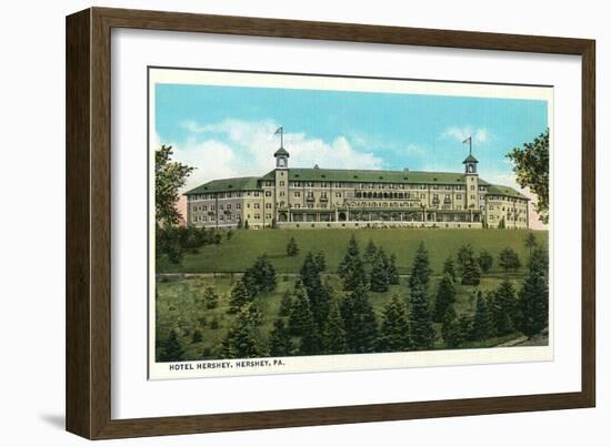 Hotel Hershey, Pennsylvania-null-Framed Art Print