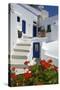 Hotel in Imerovigli, Santorini, Cyclades, Greece-Katja Kreder-Stretched Canvas