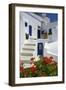 Hotel in Imerovigli, Santorini, Cyclades, Greece-Katja Kreder-Framed Photographic Print