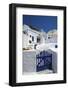 Hotel in Imerovigli, Santorini, Cyclades, Greece-Katja Kreder-Framed Photographic Print