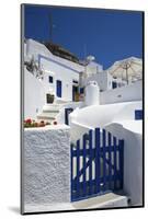 Hotel in Imerovigli, Santorini, Cyclades, Greece-Katja Kreder-Mounted Photographic Print