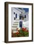 Hotel in Imerovigli, Santorini, Cyclades, Greece-Katja Kreder-Framed Photographic Print