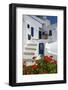 Hotel in Imerovigli, Santorini, Cyclades, Greece-Katja Kreder-Framed Photographic Print