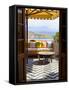 Hotel Interior Detail, Lindos, Rhodes, Greece-Doug Pearson-Framed Stretched Canvas