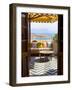 Hotel Interior Detail, Lindos, Rhodes, Greece-Doug Pearson-Framed Photographic Print