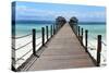 Hotel Jetty, Bwejuu Beach, Zanzibar, Tanzania, Indian Ocean, East Africa, Africa-Peter Richardson-Stretched Canvas