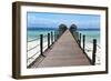 Hotel Jetty, Bwejuu Beach, Zanzibar, Tanzania, Indian Ocean, East Africa, Africa-Peter Richardson-Framed Photographic Print