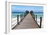 Hotel Jetty, Bwejuu Beach, Zanzibar, Tanzania, Indian Ocean, East Africa, Africa-Peter Richardson-Framed Photographic Print