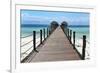 Hotel Jetty, Bwejuu Beach, Zanzibar, Tanzania, Indian Ocean, East Africa, Africa-Peter Richardson-Framed Photographic Print