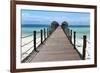 Hotel Jetty, Bwejuu Beach, Zanzibar, Tanzania, Indian Ocean, East Africa, Africa-Peter Richardson-Framed Photographic Print