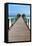 Hotel Jetty, Bwejuu Beach, Zanzibar, Tanzania, Indian Ocean, East Africa, Africa-Peter Richardson-Framed Stretched Canvas