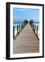 Hotel Jetty, Bwejuu Beach, Zanzibar, Tanzania, Indian Ocean, East Africa, Africa-Peter Richardson-Framed Photographic Print