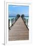 Hotel Jetty, Bwejuu Beach, Zanzibar, Tanzania, Indian Ocean, East Africa, Africa-Peter Richardson-Framed Photographic Print