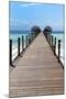 Hotel Jetty, Bwejuu Beach, Zanzibar, Tanzania, Indian Ocean, East Africa, Africa-Peter Richardson-Mounted Photographic Print